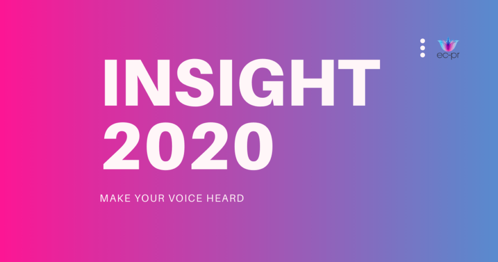 Make your voice heard: the Insight 2020 Survey • EC-PR