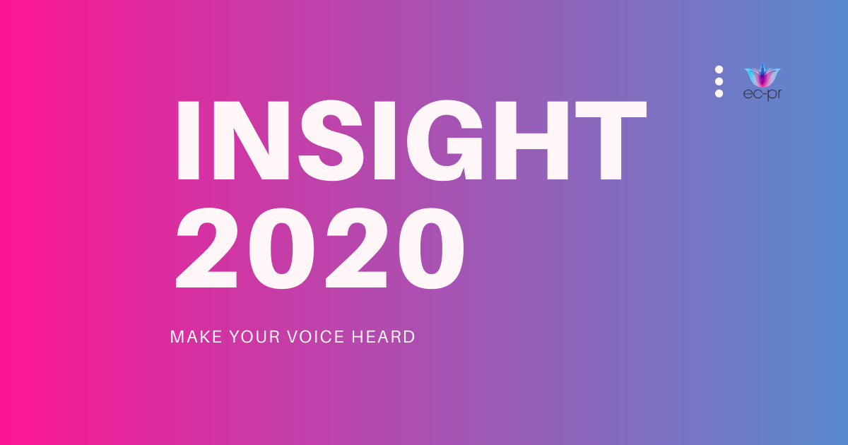 Make your voice heard: the Insight 2020 Survey