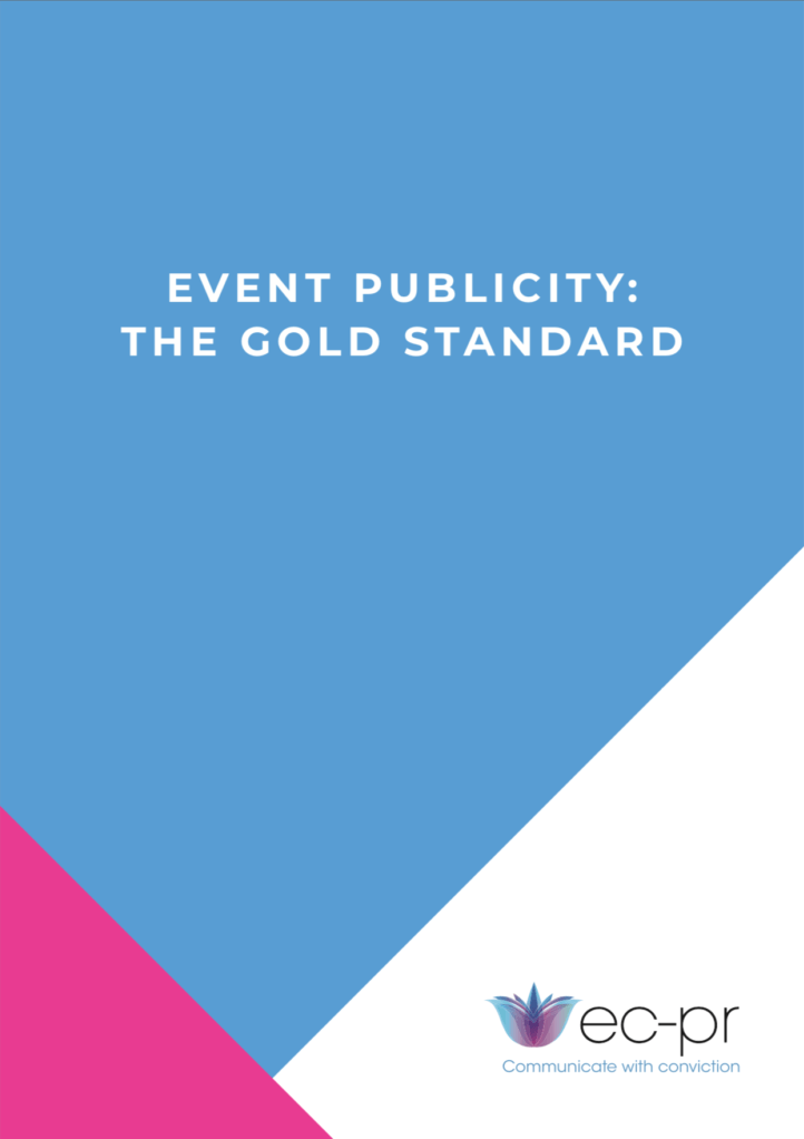 Event Publicity - The Gold Standard cover