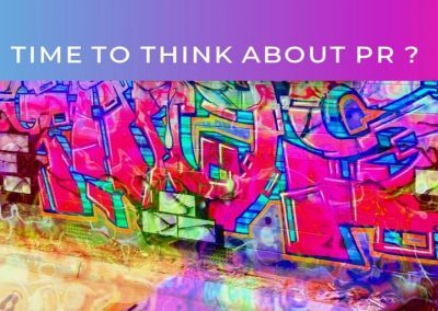 No time to think about PR?