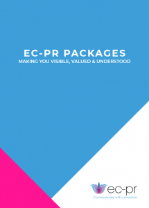 EC-PR Packages - B2B PR Pricing Guide - front cover