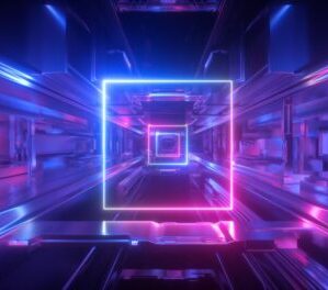 violet laser lights
