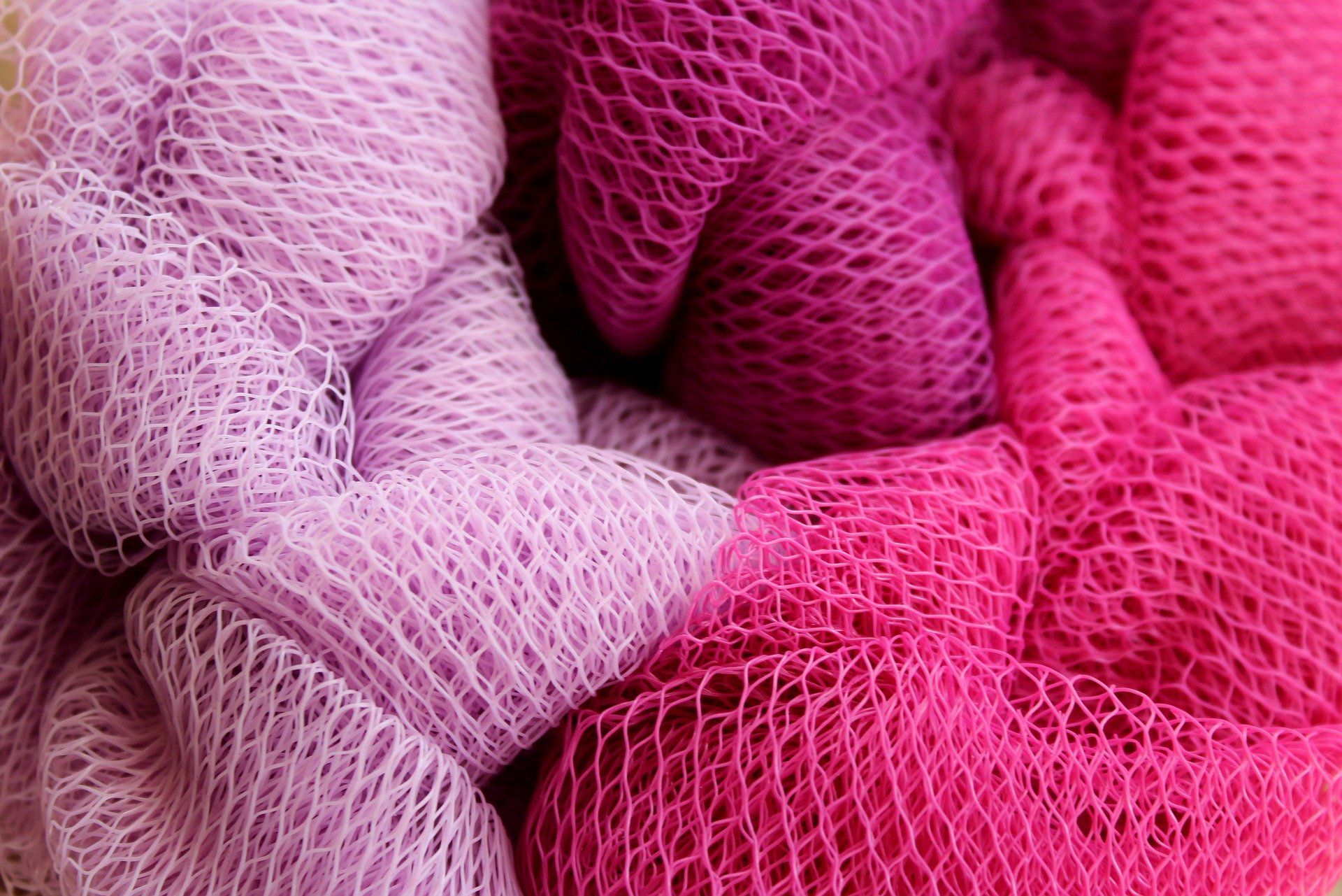 pink fishing nets