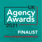 UK Agency Awards 2021 Finalist Badge