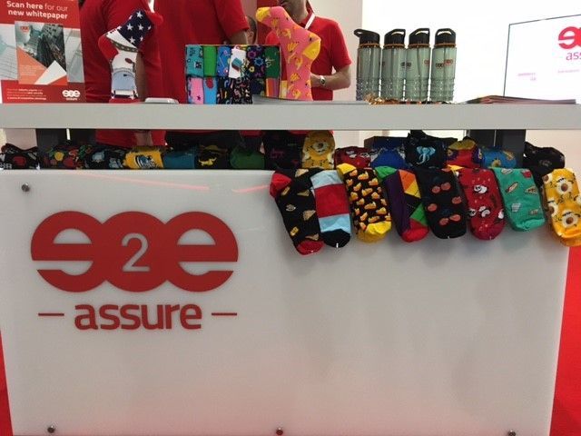 e2e-assure happy socks at infosec 22
