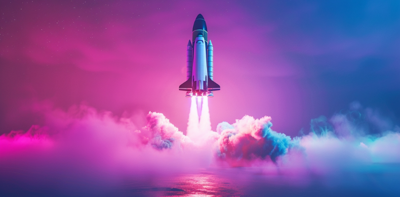 Tech scale-ups need a comms strategy A rocket blasting off. Tech scale-ups need a comms strategy to thrive.