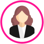 Female exec icon Female exec icon